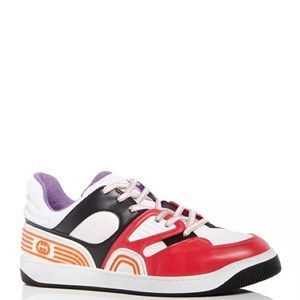Gucci Men's Basket Demetri Color Block Low Top Sneakers